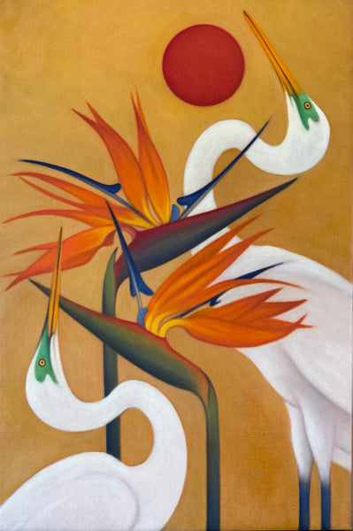 Composition with Egrets