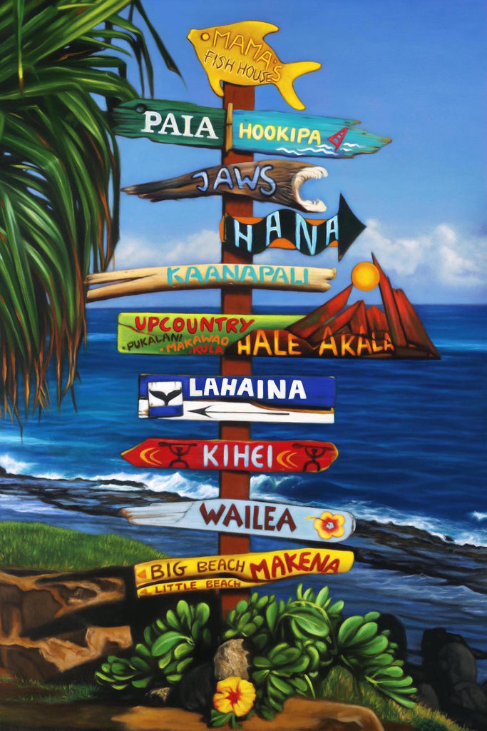 Maui Print Black And White Ocean, Maui Wall Art, Maui Poster, Maui Photo, Maui Wall Décor, Hawaii, U Art Wall Decoration Poster Family Bar Restaurant Garage Cafe Art Sign Gift 20x30inch(50x75cm)